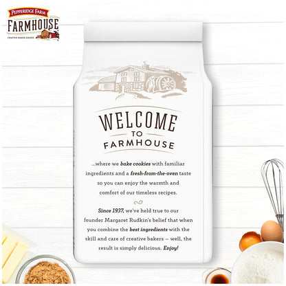 Pepperidge Farm Farmhouse Thin & Crispy Cookies – Cozy Coffee Table Snack for Living Room Gatherings