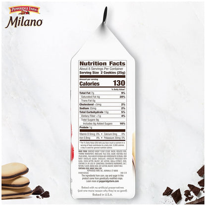 Pepperidge Farm Milano Cookies – Aesthetic Pantry Upgrade for Cozy Home Snack Stations, Milk Chocolate Flavor