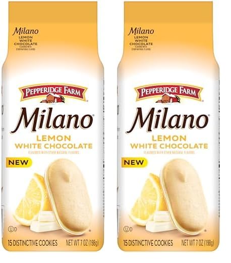 Pepperidge Farm Milano White Chocolate Lemon Cookies – Premium Gourmet Dessert for the Discerning Home