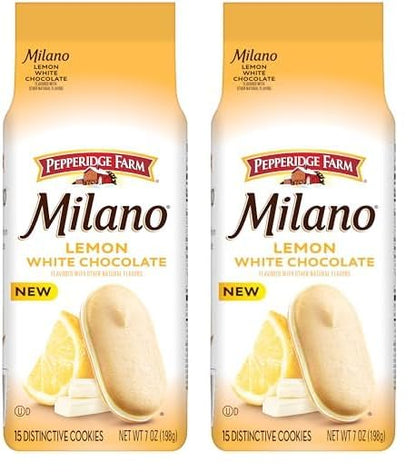 Pepperidge Farm Milano White Chocolate Lemon Cookies – Premium Gourmet Dessert for the Discerning Home