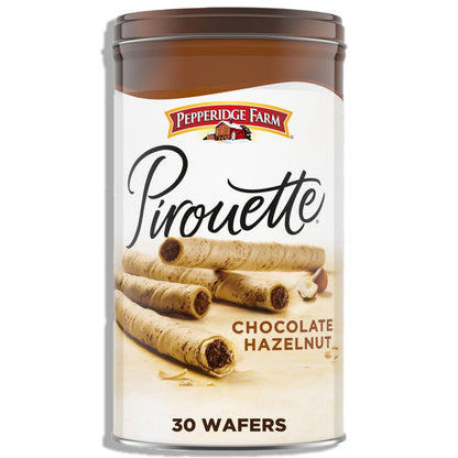Pepperidge Farm Pirouette Wafers - Light, Delicate Treat for a Calming Morning Coffee Ritual and Quiet Me-Time