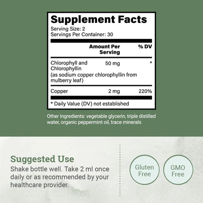 peppermint flavoring for palatable daily intake