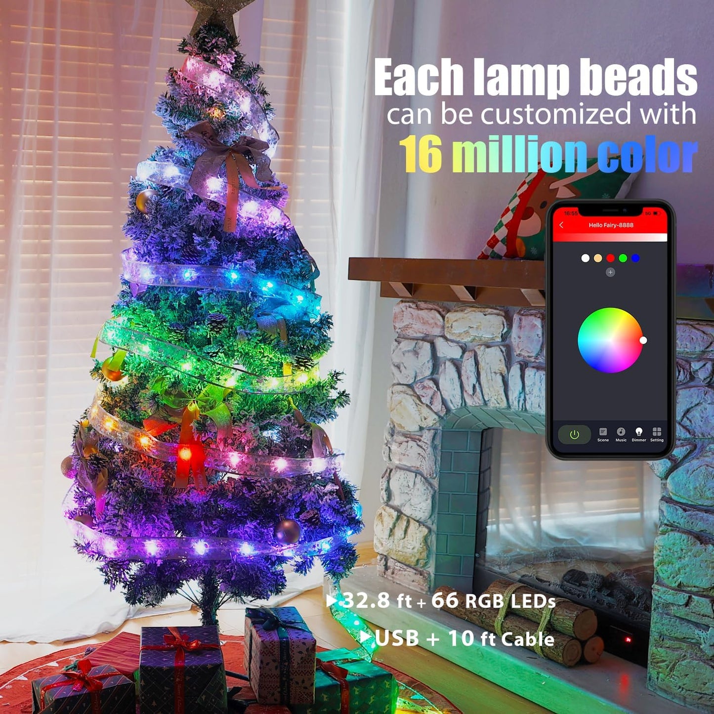per-bead diy color customization via companion app