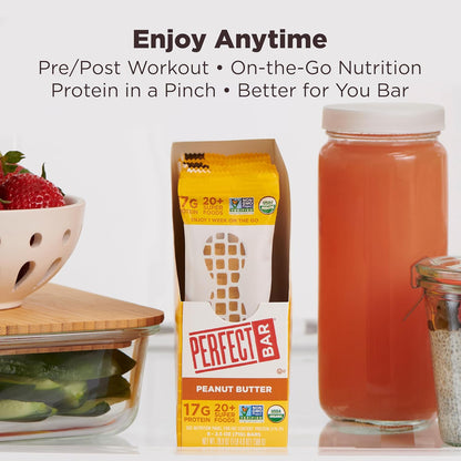 Perfect Bar Protein Bar – Thoughtful Wellness Gift for Fitness Lovers and Clean Eating Friends, Variety Pack