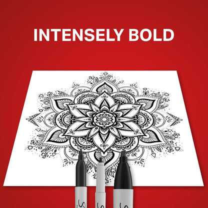 permanent black ink that dries quickly