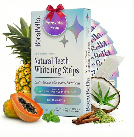 peroxide-free formula with papain (papaya) and bromelain (pineapple) enzymes for gentle stain dissolution
