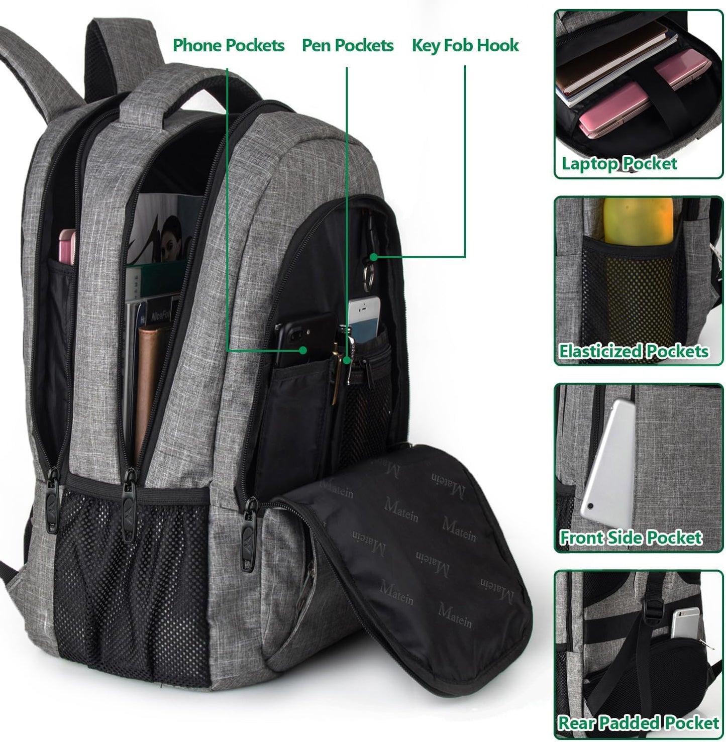 personal item dimensions (18 x 12 x 7.8 inches) meeting major airline carry-on rules
