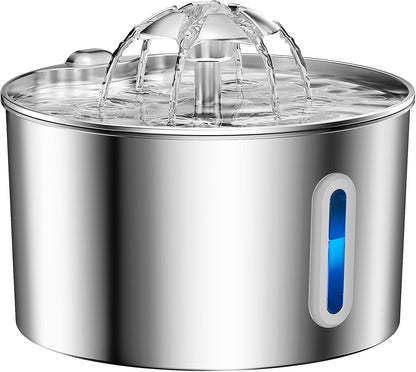 Pet Galaxy Automatic Pet Water Bowl - Stress-Relieving Hydration for Anxious Pets, 2.2L Filtered Indoor Fountain