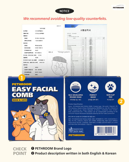 PETHROOM Tear Stain Comb for Dogs and Cats – Useful Housewarming Gift for New Pet Parents