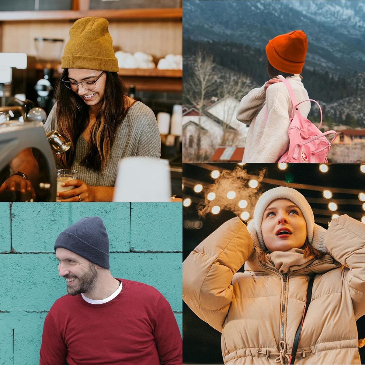 PFFY Soft Knit Beanie – Comfort-First Headwear for Wellness Walks, Journaling Outside and Quiet Mornings
