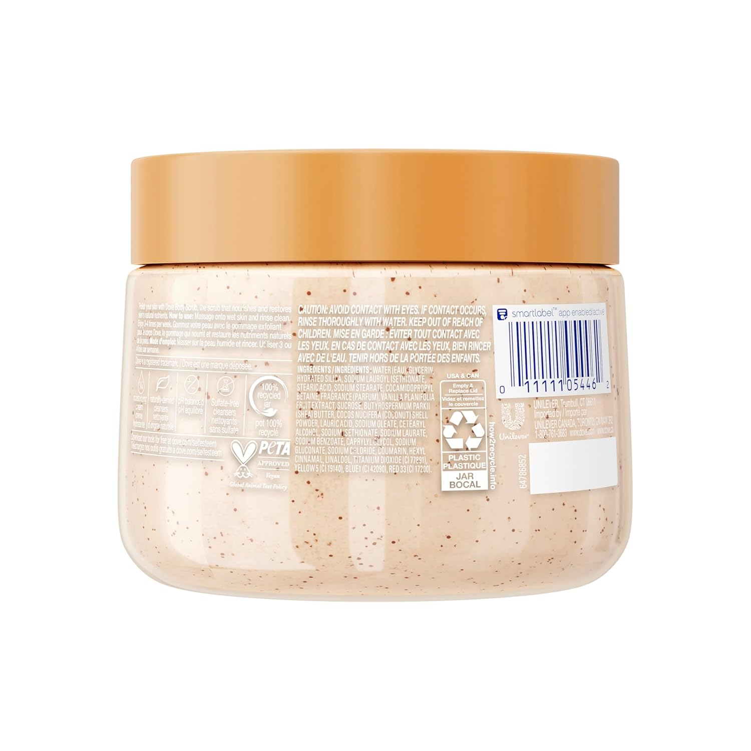 ph-balanced whipped creamy lather that gently removes dead skin cells