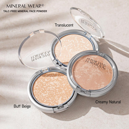 Physicians Formula Mineral Wear Face Powder – Gentle Breakout-Prone Skin Care, Talc-Free Mineral Powder for Calm Morning Rituals