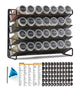 28 Jars, 13.4"W × 10.8"H - Black