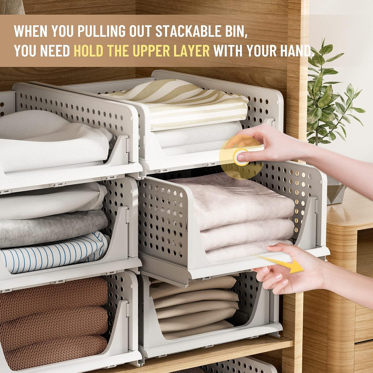 Pinkpum Modular Storage Drawers – Focused Workspace Organizer for Notebooks, Folders, and Supplies