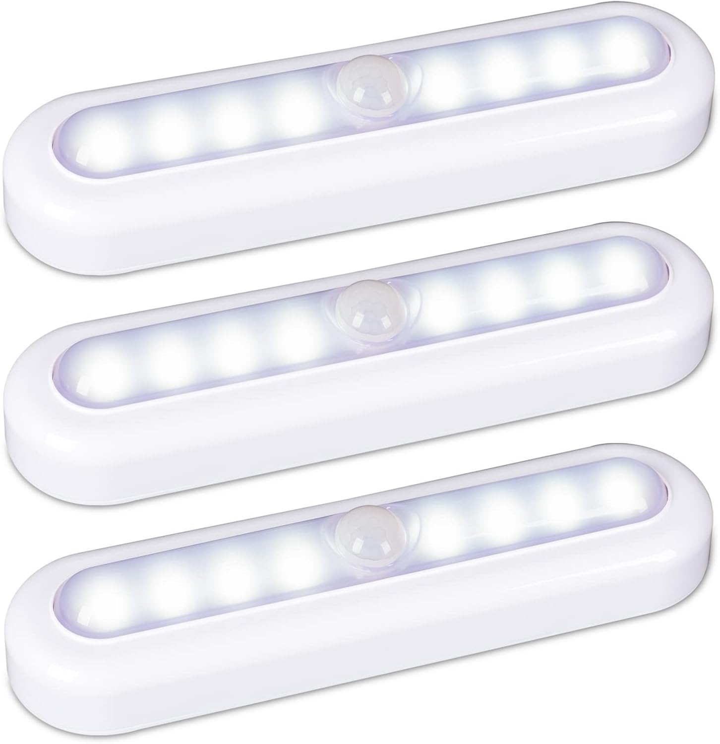 pir motion sensor with 120° detection angle and 16 ft range, auto-off after 20 seconds