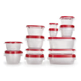 Rubbermaid TakeAlongs Food Storage Containers – One-Set Kitchen Solution, Seven Essential Sizes