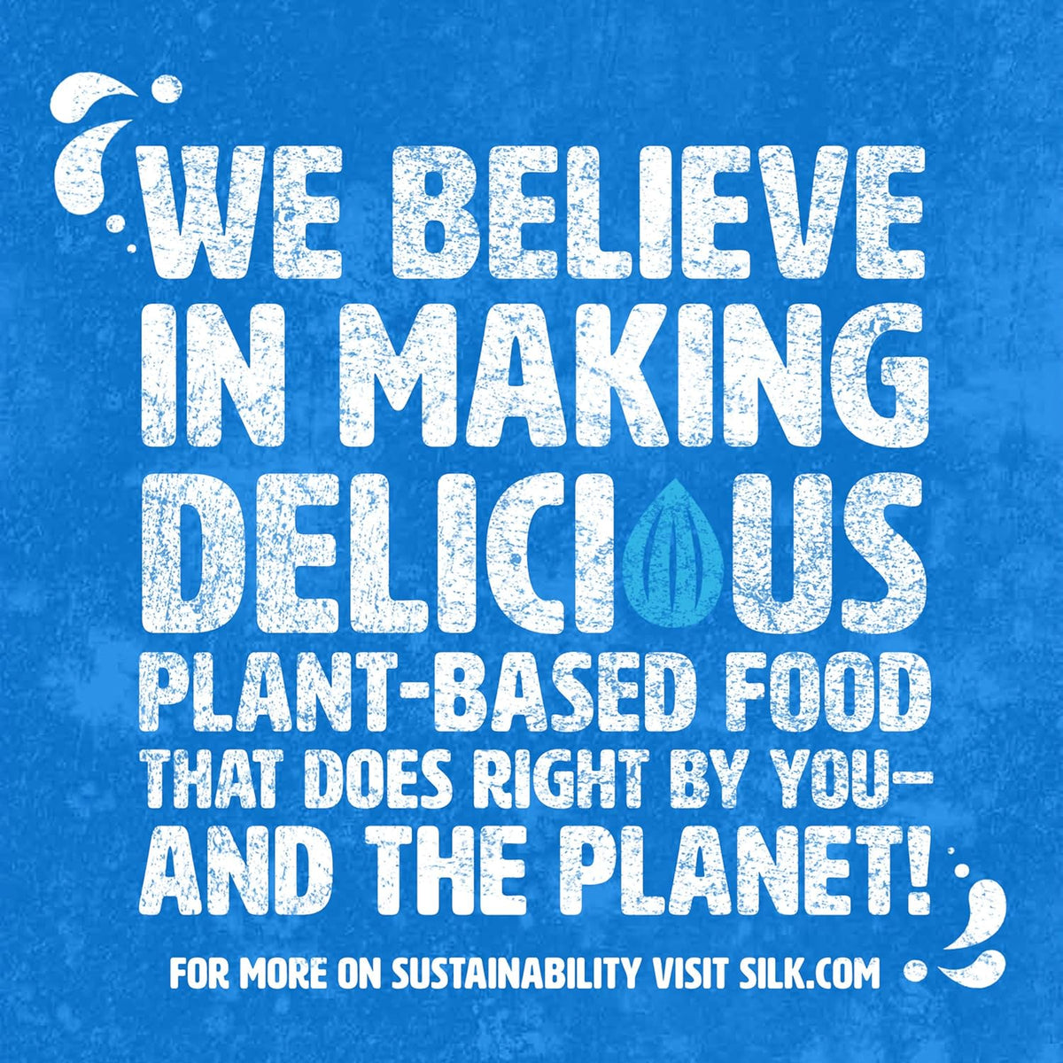plant-based almondmilk made from filtered water and almonds, vegan and non-gmo project verified