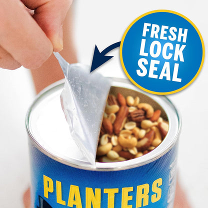 PLANTERS Lightly Salted Mixed Nuts Canister – Kosher Holiday Hostess Gift for Buffets and Festive Tables