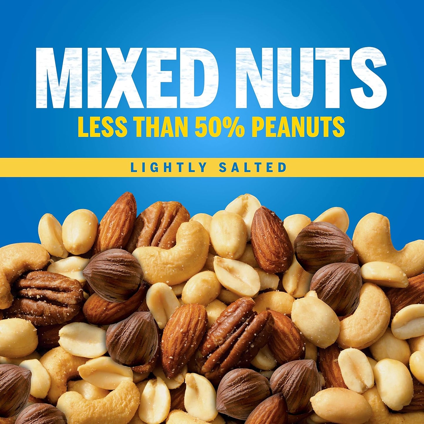 PLANTERS Lightly Salted Mixed Nuts Canister – Kosher Holiday Hostess Gift for Buffets and Festive Tables