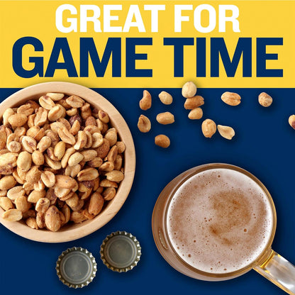 Planters Salted Peanuts (56 oz Canister) – Sturdy Travel Snack for Camping Trips and Backyard Patio Pairings