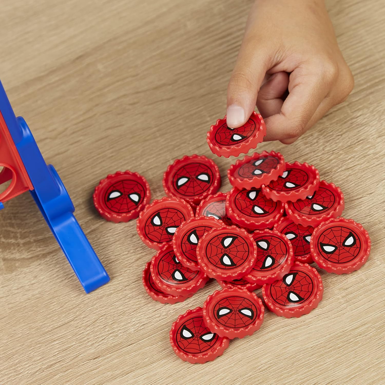 plastic construction, no batteries needed, no assembly required