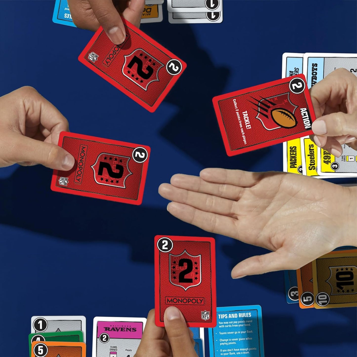 player count of 2-5 for flexible small-group and family play