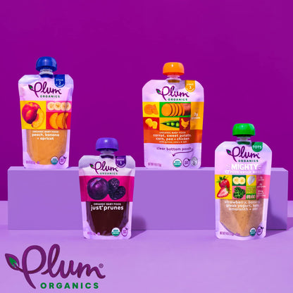 Plum Organics Mighty 4 Toddler Pouch – Clean Label Organic Snack with Whole Grains and Greek Yogurt