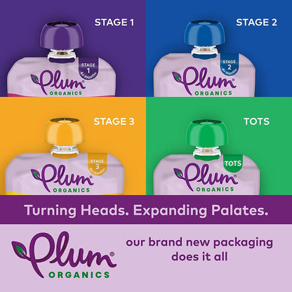 Plum Organics Mighty 4 Toddler Pouch – Clean Label Organic Snack with Whole Grains and Greek Yogurt