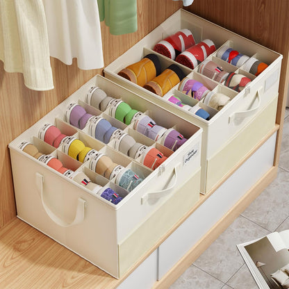 Plus Size 2 Pack Shoe Organizer for Closet – Labeled Stackable Storage for an Organized Daily Workflow
