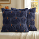 18" x 18" (Pack of 2) - Navy Blue Brown Stem