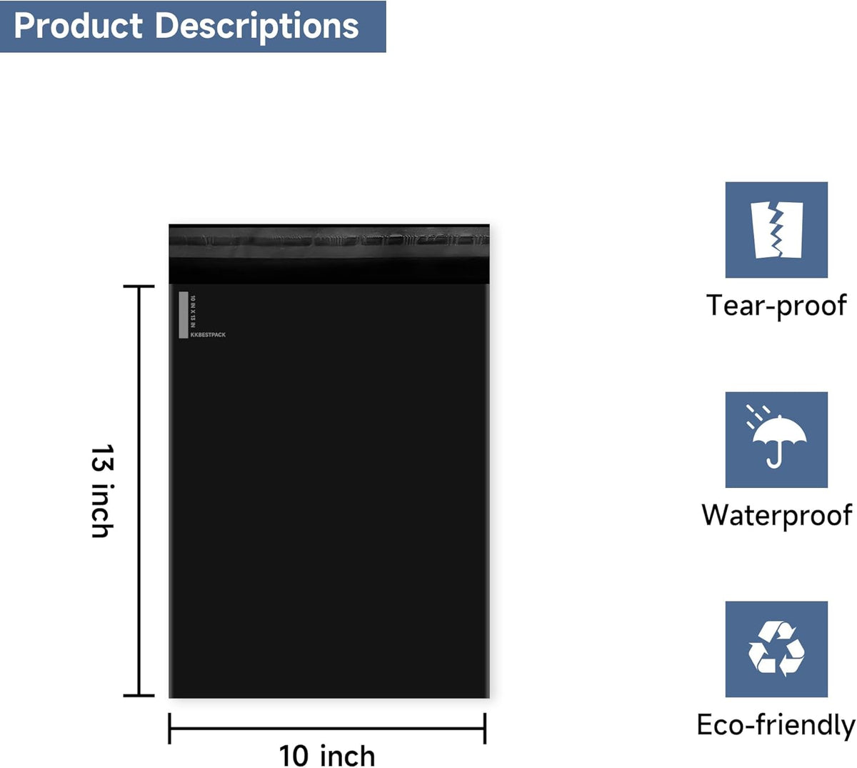 polyethylene (pe) construction that is flexible, lightweight, and water-resistant