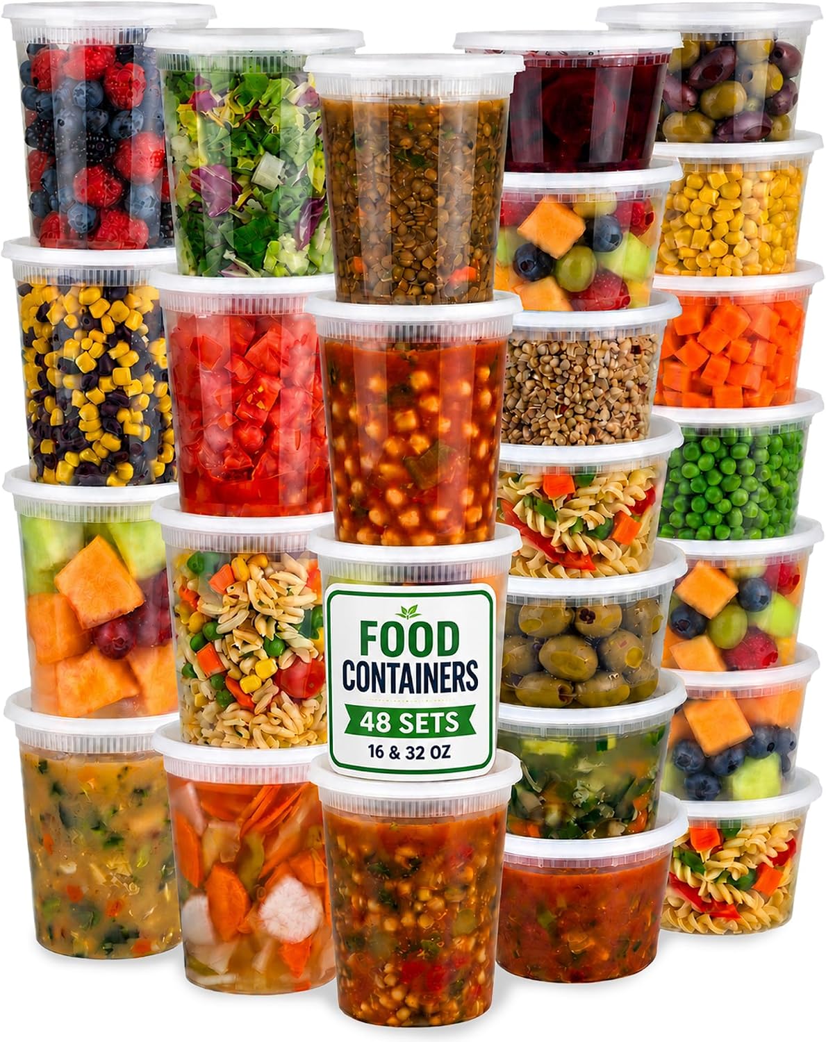 polypropylene (pp) bpa-free container body, ldpe snap-on lid