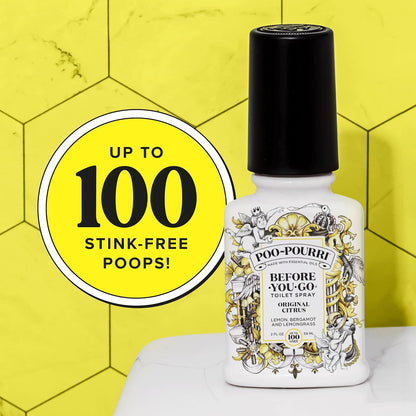 Poo-Pourri Before-You-Go Toilet Spray – Pampering Birthday Gift for Mom and Women Who Have Everything, 2 oz