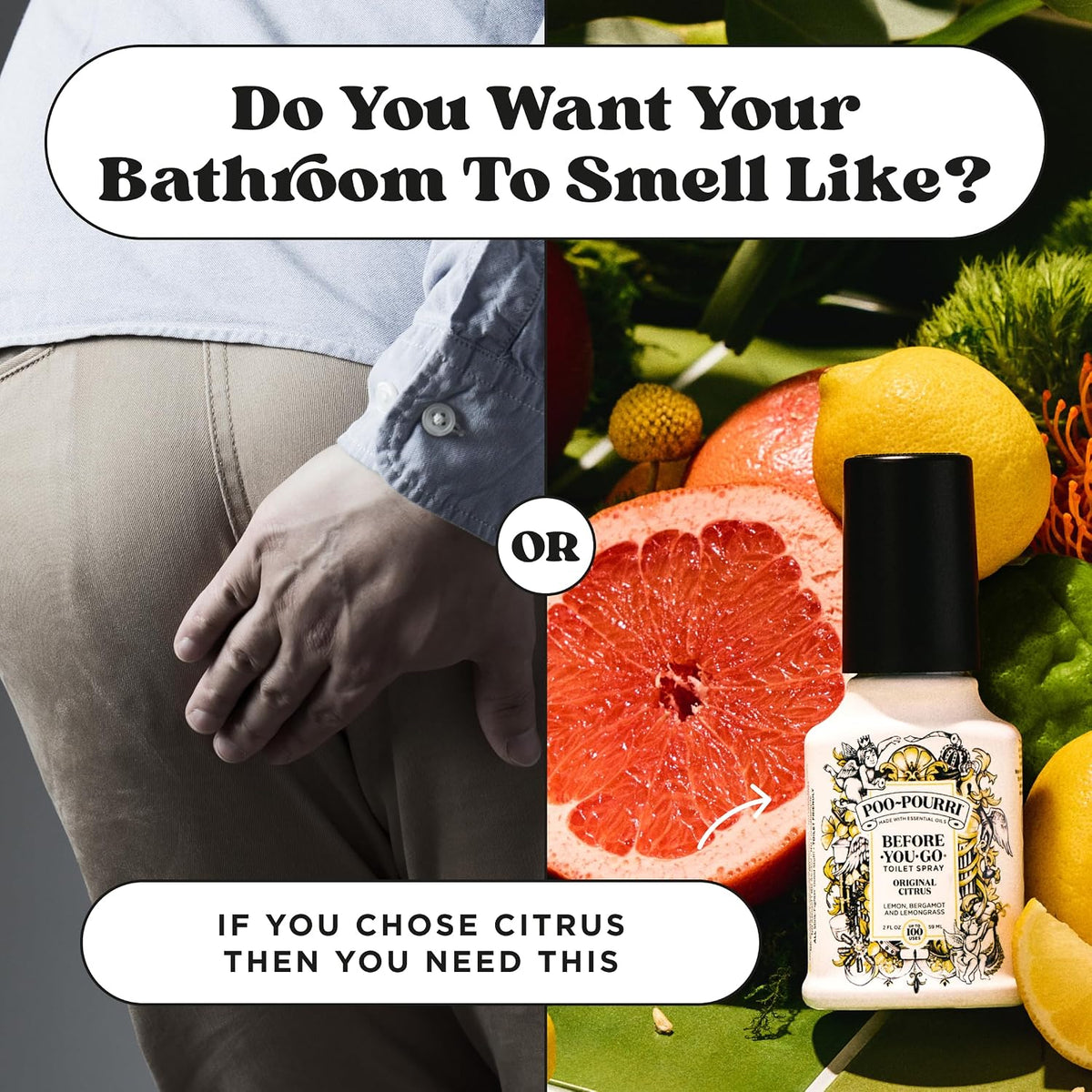 Poo-Pourri Before-You-Go Toilet Spray – Pampering Birthday Gift for Mom and Women Who Have Everything, 2 oz