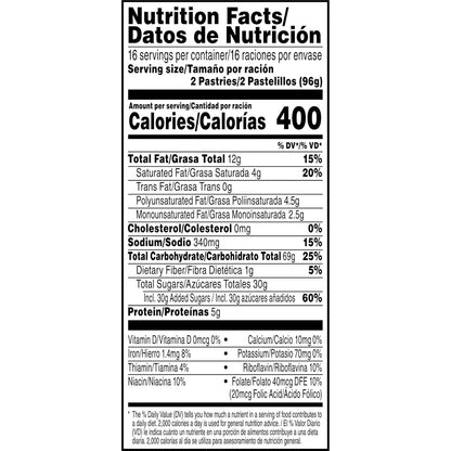 Pop-Tarts Frosted Brown Sugar Cinnamon Toaster Pastries – B-Vitamin Fortified Snack for Balanced Mornings, 32 Count