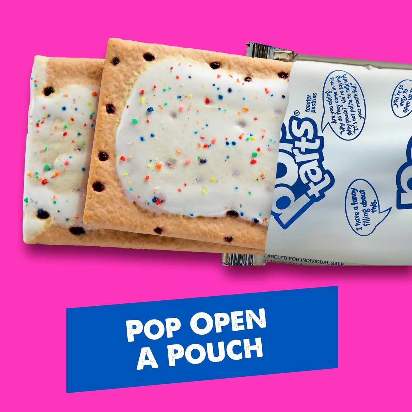 Pop-Tarts Toaster Pastries, Nostalgic 90s Snack Gift Box, Frosted Variety Pack, 20.3oz (12 Count)