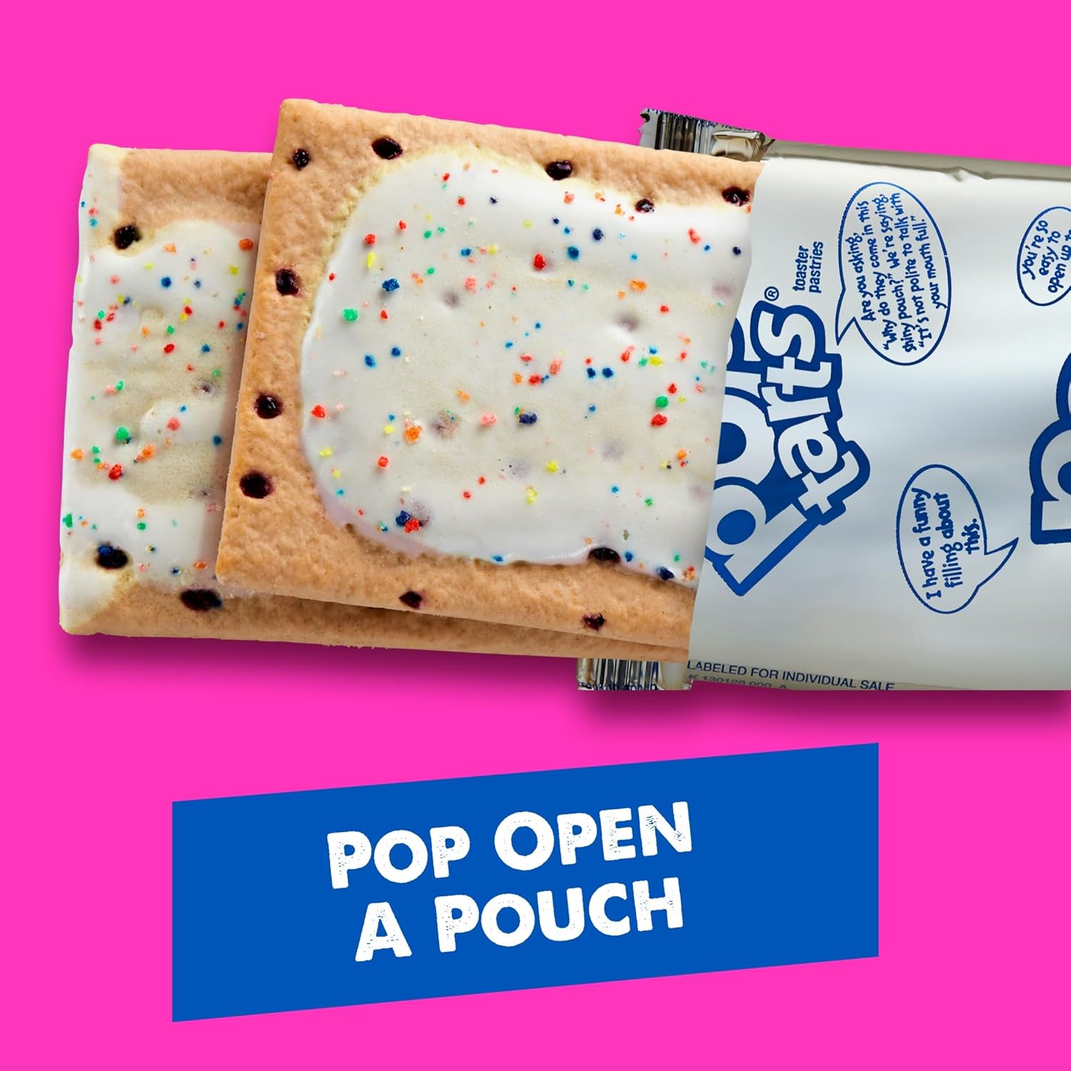 Pop-Tarts Toaster Pastries, Nostalgic 90s Snack Gift Box, Frosted Variety Pack, 20.3oz (12 Count)