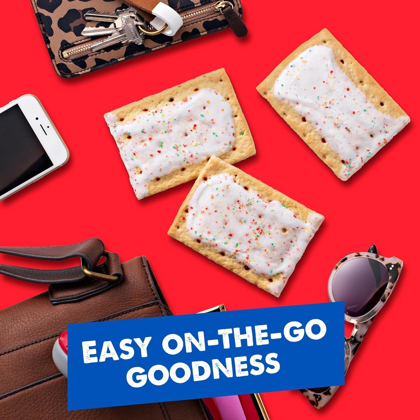 Pop-Tarts Toaster Pastries Variety Pack, Care Package Snack Gift for College Students, 32 Count