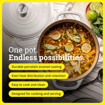 porcelain enamel coating that is stain-resistant, non-reactive with acidic foods, and pfas-free