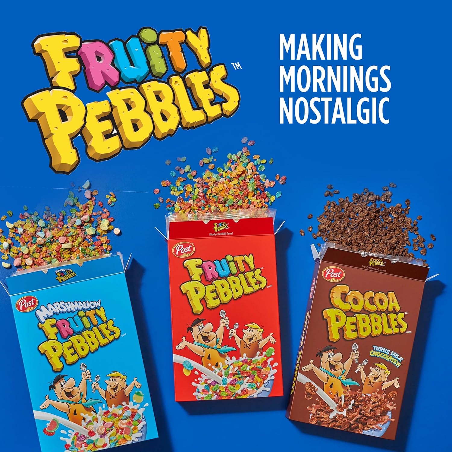 Post Fruity Pebbles Cereal – Gluten Free Pantry Staple for Allergy Conscious Families