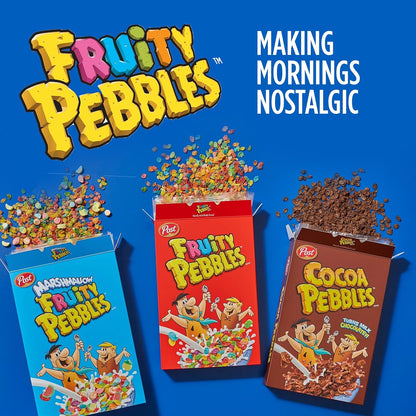 Post Fruity Pebbles Cereal – Gluten Free Pantry Staple for Allergy Conscious Families