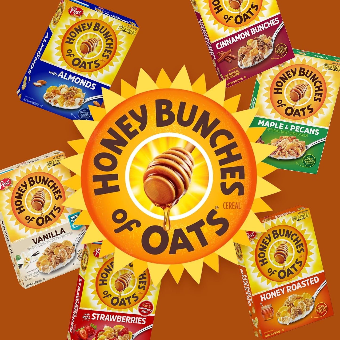 Post Honey Bunches of Oats with Almonds – Whole Grain Cereal for a Nutrient-Rich Morning Ritual