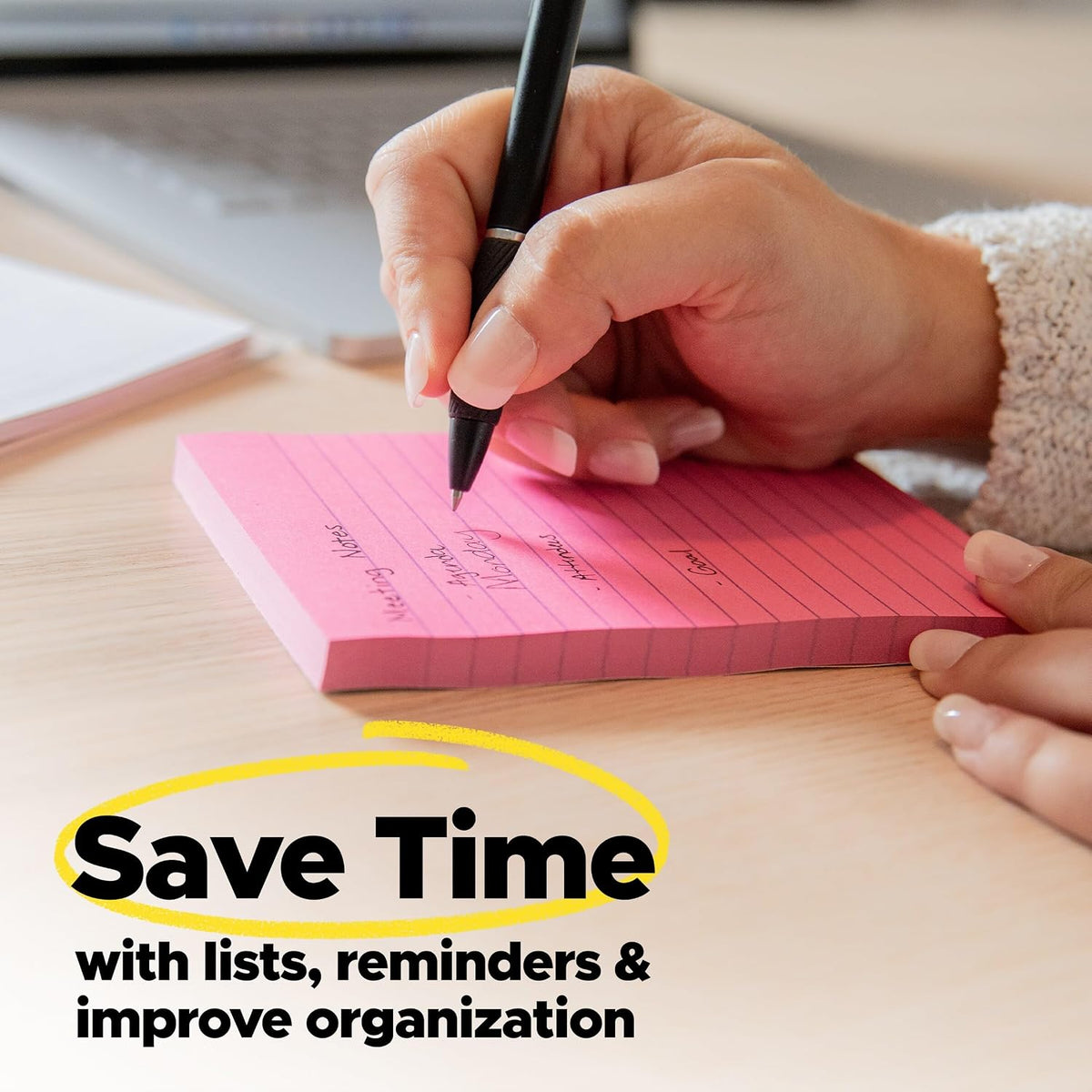 Post-it Super Sticky Notes 3x3 in 15-Pack for Cubicle Brainstorming Re-Stickable Project Management and Study Sessions