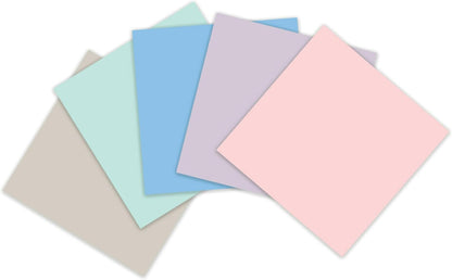 Post-it Super Sticky Notes, 3x3 Wanderlust Pastels, 5-Pack – Cute Stocking Stuffer and Teacher Appreciation Gift Set