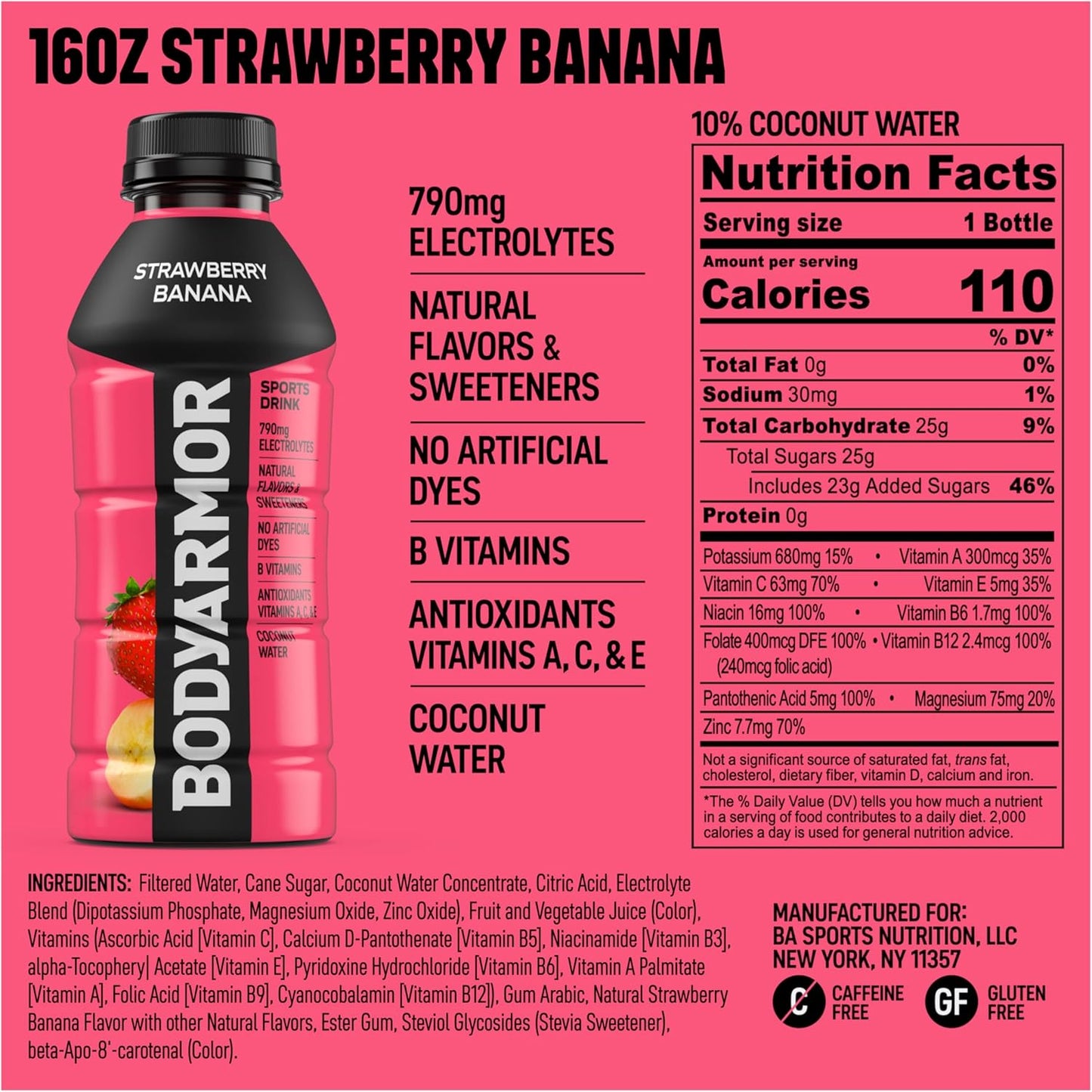potassium-packed electrolyte blend
