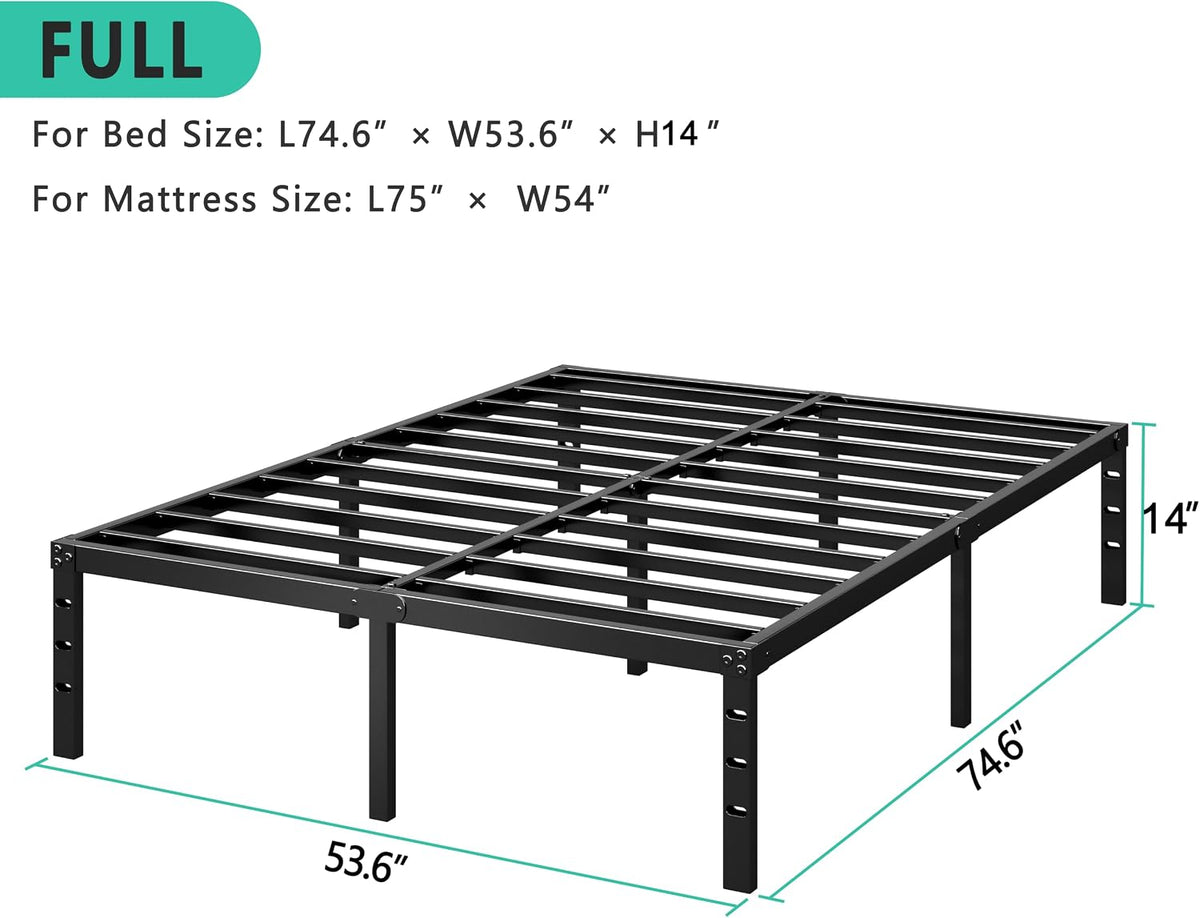 powder-coated black finish for durability and modern look
