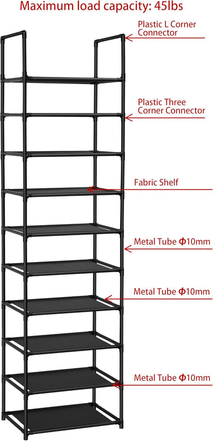 powder-coated grey metal finish supporting up to 50 pounds total