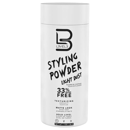 powder form (1 oz / 30 g) that is sprinkled and spread through hair