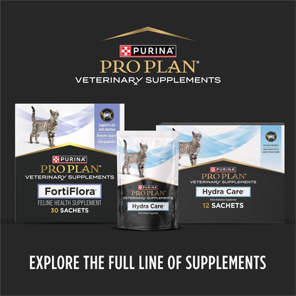 powder format designed to be sprinkled directly onto cat food