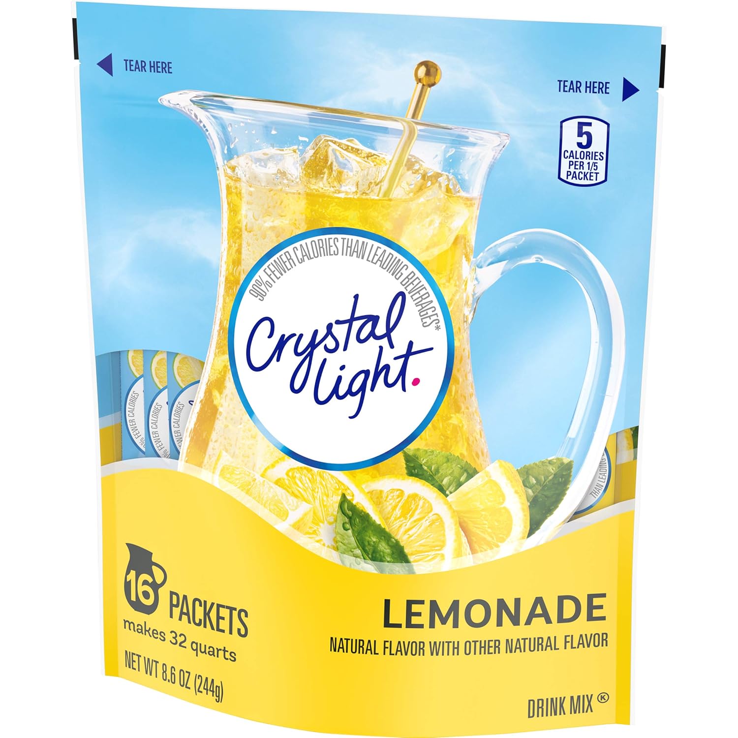 powdered drink-mix format designed to dissolve in water